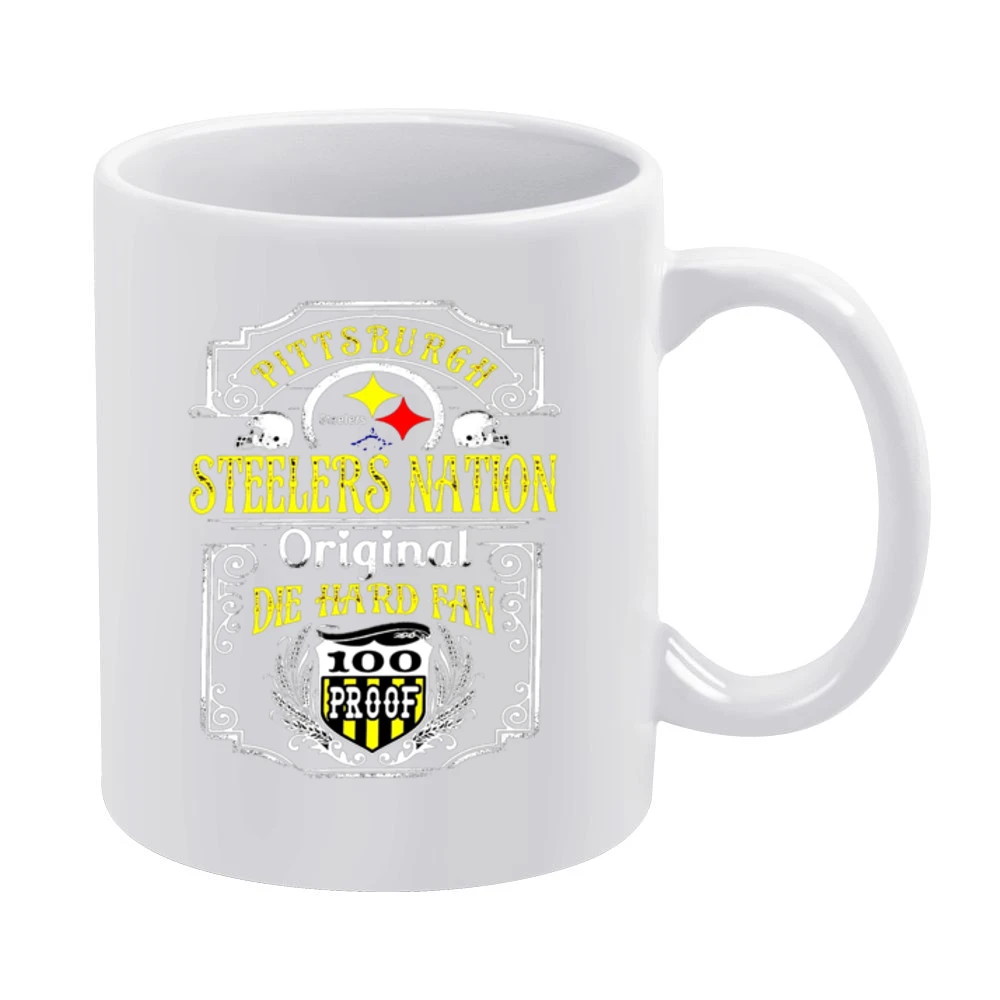 Steelers Nation Tshirt (all Styles And Colors Available) White Mug