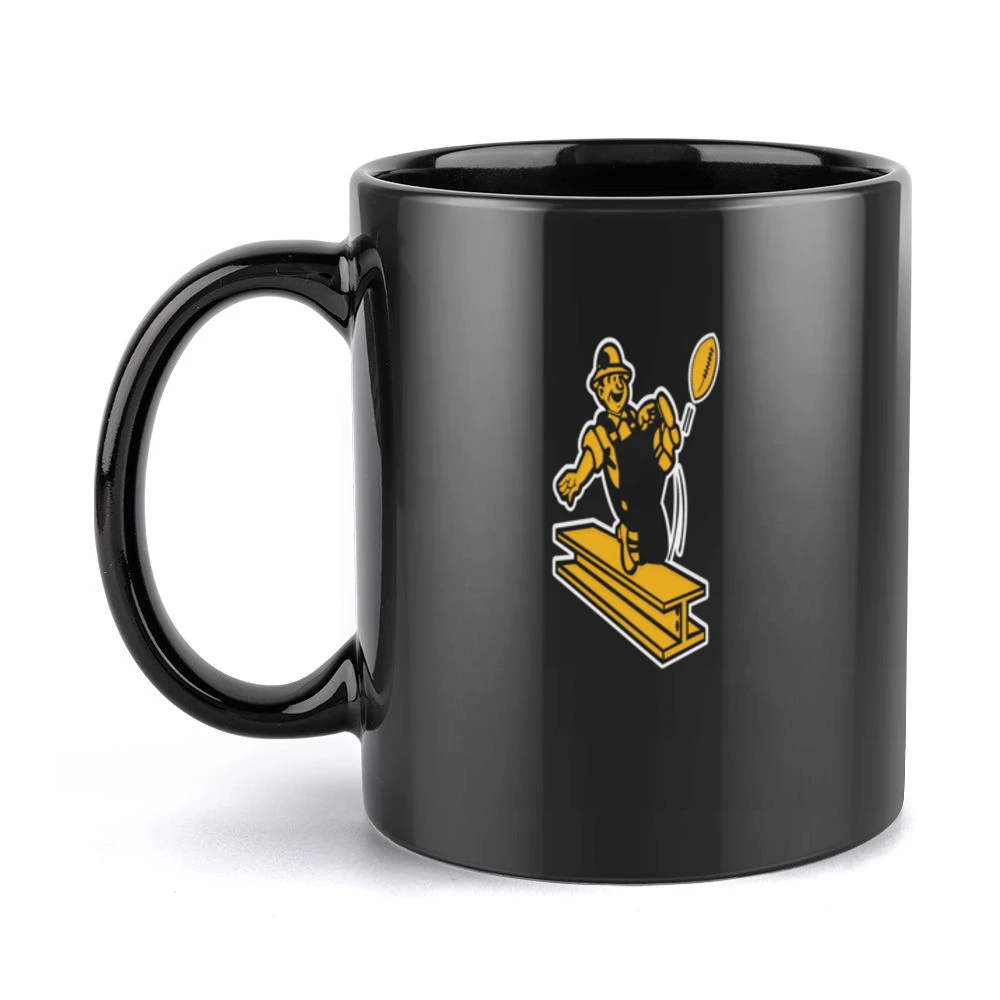 Steelers Vintage Tee Black Mug
