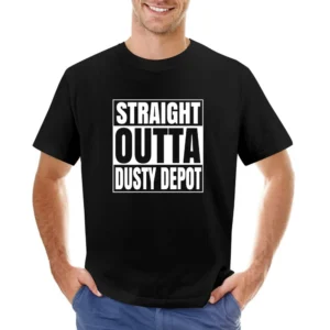 Straight Outta Dusty Depot Fortnite Battle Royale Funny Video Game T S Asian Size Men T-Shirt