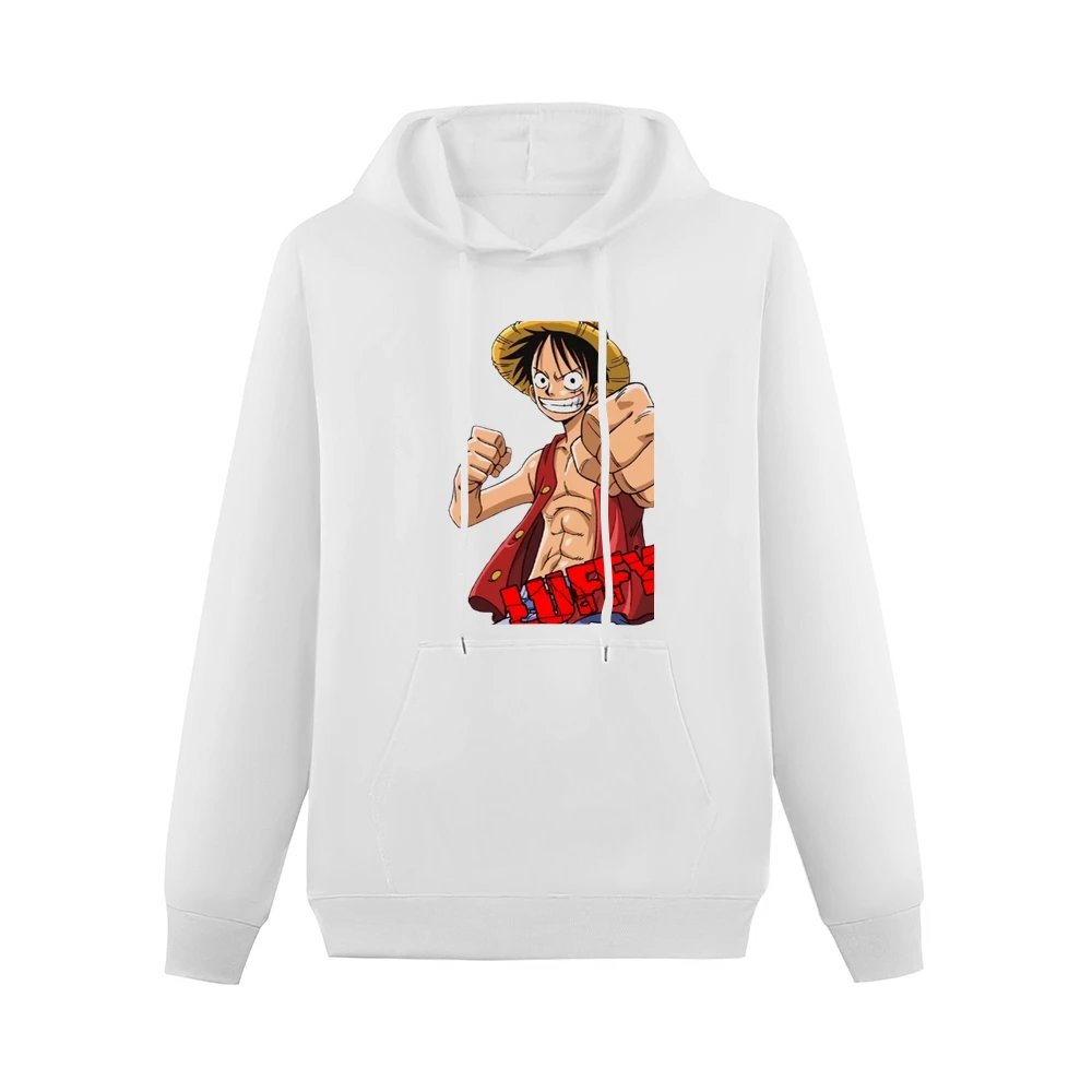 Strawhat pirates captain monkey d luffy One Piece manga rubber gomu fr Men Hoodie With Pocket