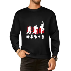 Street Fighter Shoryuken Tee European Size Pullover Sweater
