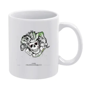 Suicide Squad Joker Tshirt White Mug