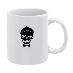 Suicide Squad Skull Tshirt White Mug