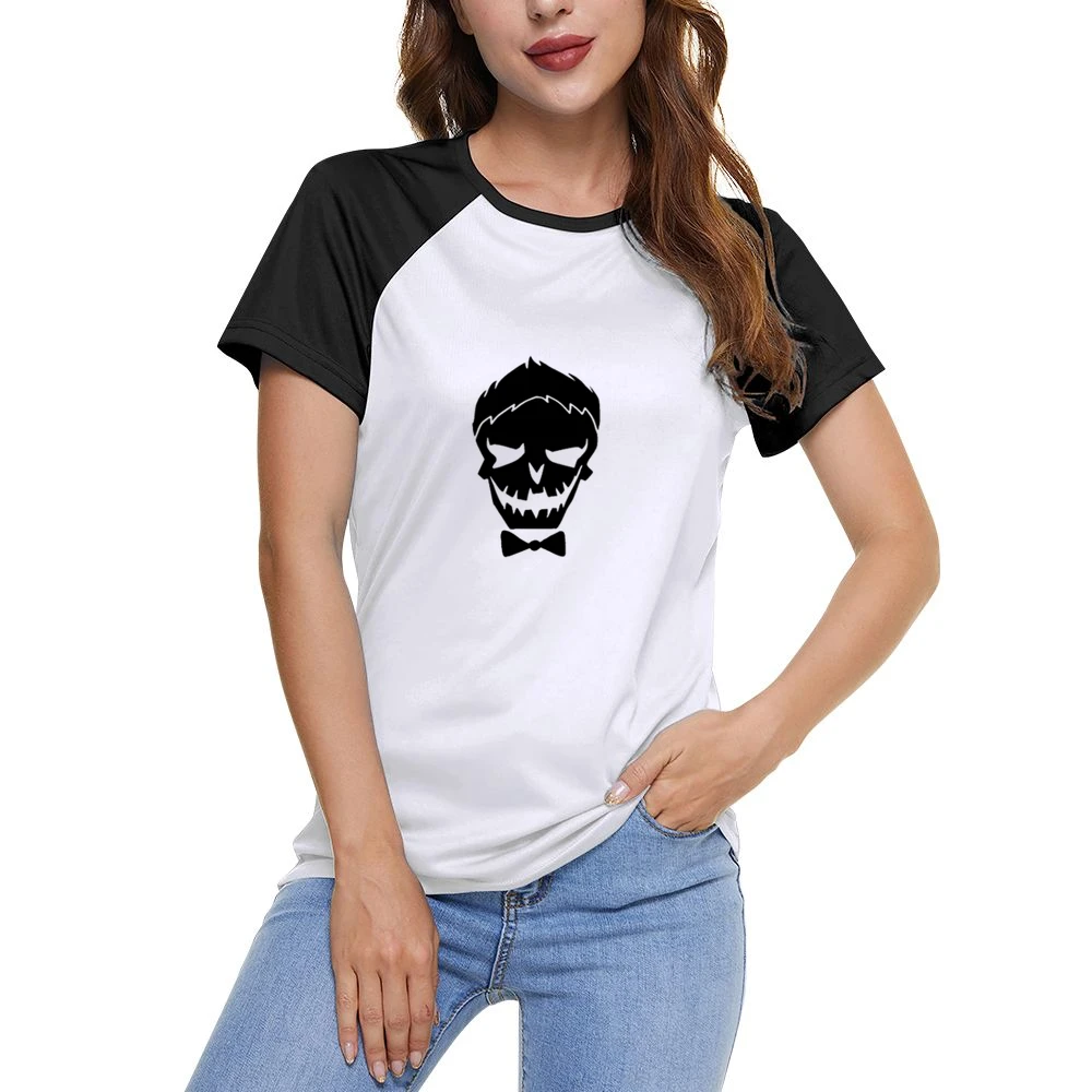 Suicide Squad Skull Tshirt Women Ladies Short Sleeve T-Shirt