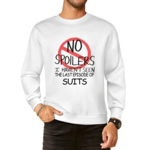 Suits No Spoilers Last Episode Tv Funny European Size Pullover Sweater