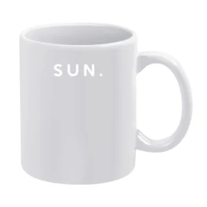 Sunday Fun Short Form Days Of The Week Popular Graphic White Mug