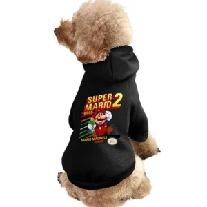 Super Mario Bros 2 Nes Nintendo Old School Retro Video Game Fan Distre Pet Apparel Clothes