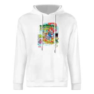 Super Mario Land 2 6 Golden Coins Game Boy Nintendo Old School Retro V European Size Men Hoodie