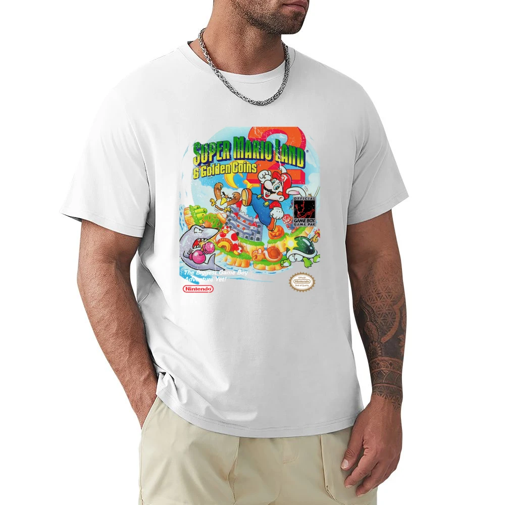 Super Mario Land 2 6 Golden Coins Game Boy Nintendo Old School Retro V Premium Men T-shirt