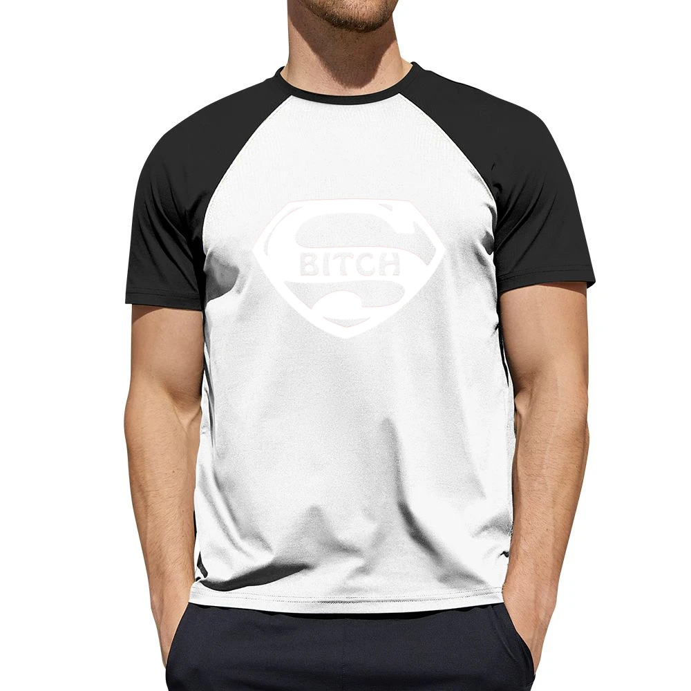 Superman parody super bitch Men Short Sleeve T-Shirt