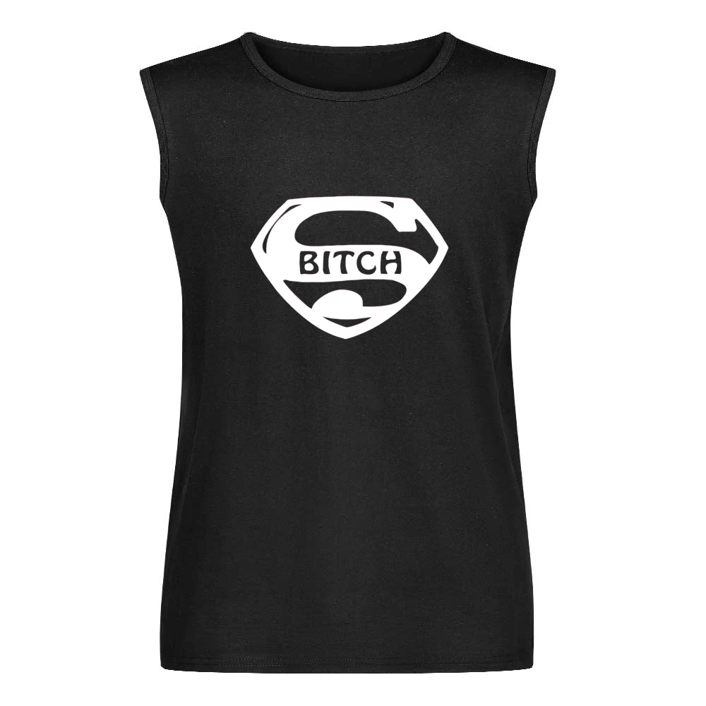 Superman parody super bitch Men Sleeveless T-Shirt