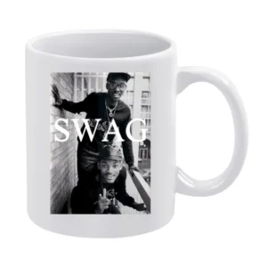 Swag Vintage Will Smith Fresh Prince Cool Urban Hip Hop Graphic T Shir White Mug