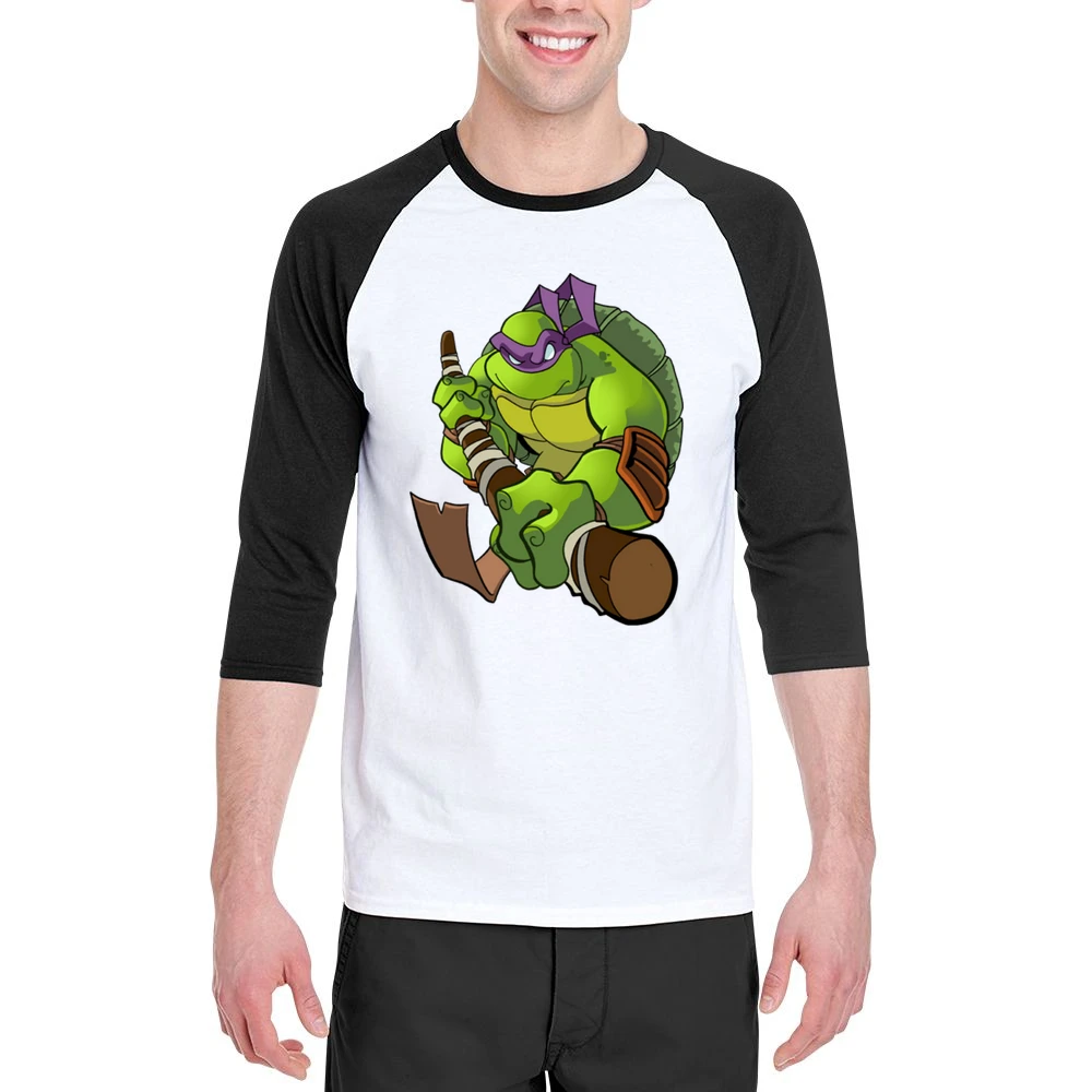 TMNT Donatello Men 3/4 Sleeve T-Shirt