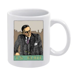 TS Eliot White Mug