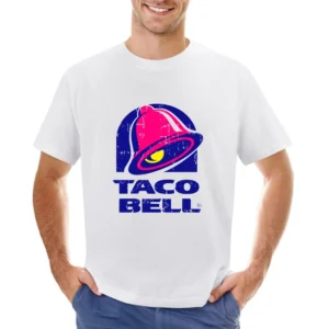 Taco Bell Fast Food Restaurant Distressed Look Asian Size Men T-Shirt