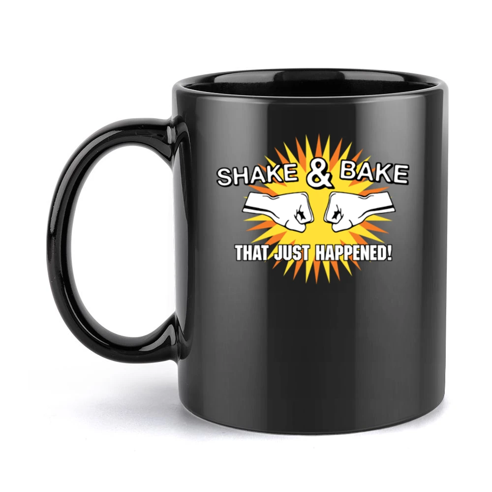 Talladega Nights Shake And Bake Black Mug