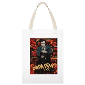 Tarantino shirt White Canvas Tote Shopping Bag