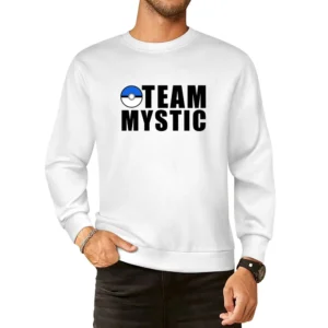 Team Mystic Pokemon Go Fun Graphic Game Apparel European Size Pullover Sweater