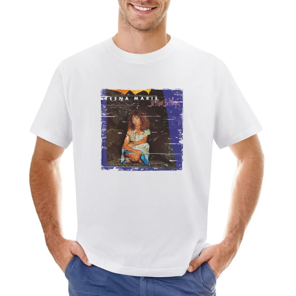 Teena Marie It Must Be Magic Album Cover Distressed Image Asian Size Men T-Shirt