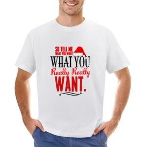 Tell Me What You Want Fun Christmas Spice Girls Tee Shirt Asian Size Men T-Shirt