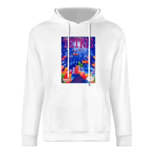 Tetris Nes Nintendo Old School Retro Video Game Fan Distressed European Size Men Hoodie
