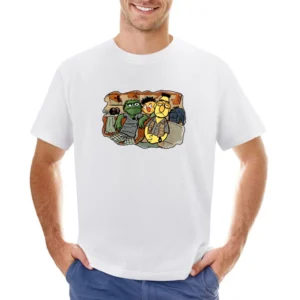 The Big Lebowski Movie Sesame Street Parody Asian Size Men T-Shirt