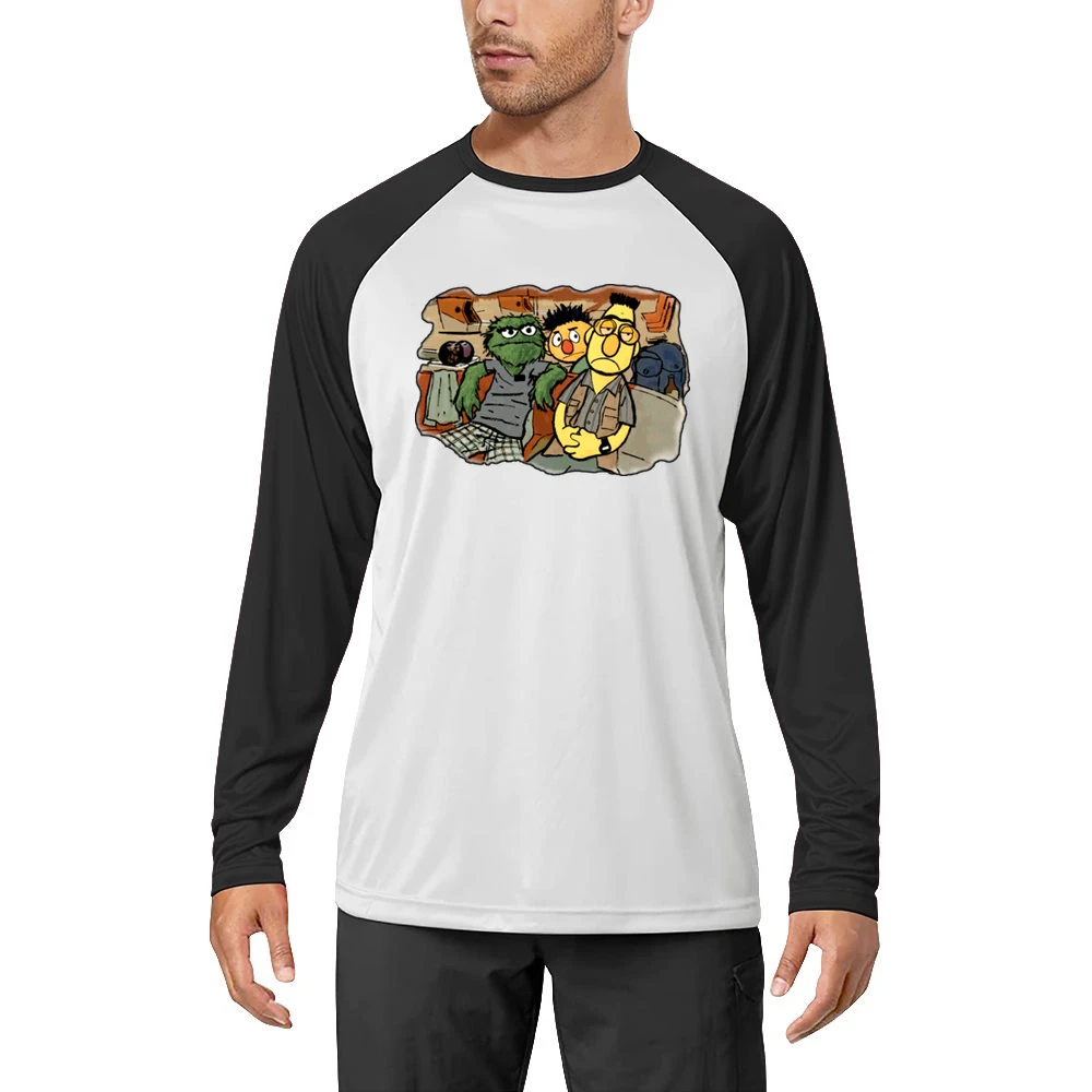 The Big Lebowski Movie Sesame Street Parody Men Long Sleeve T-Shirt