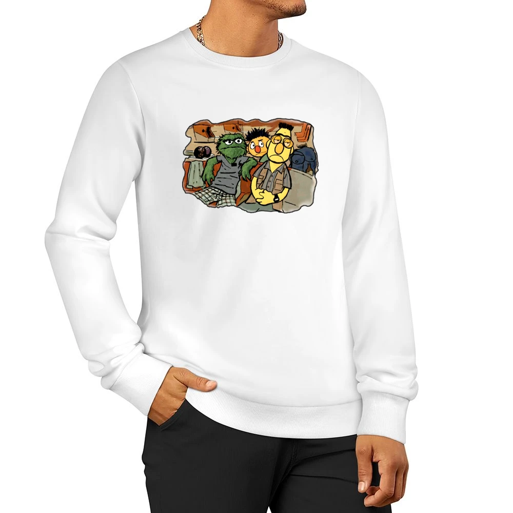 The Big Lebowski Movie Sesame Street Parody Men Pullover Sweatshirt