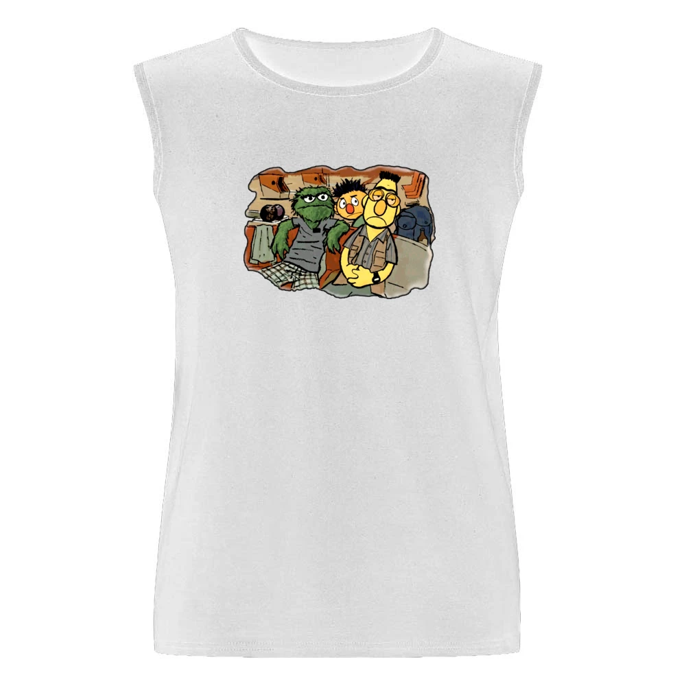 The Big Lebowski Movie Sesame Street Parody Men Sleeveless T-Shirt