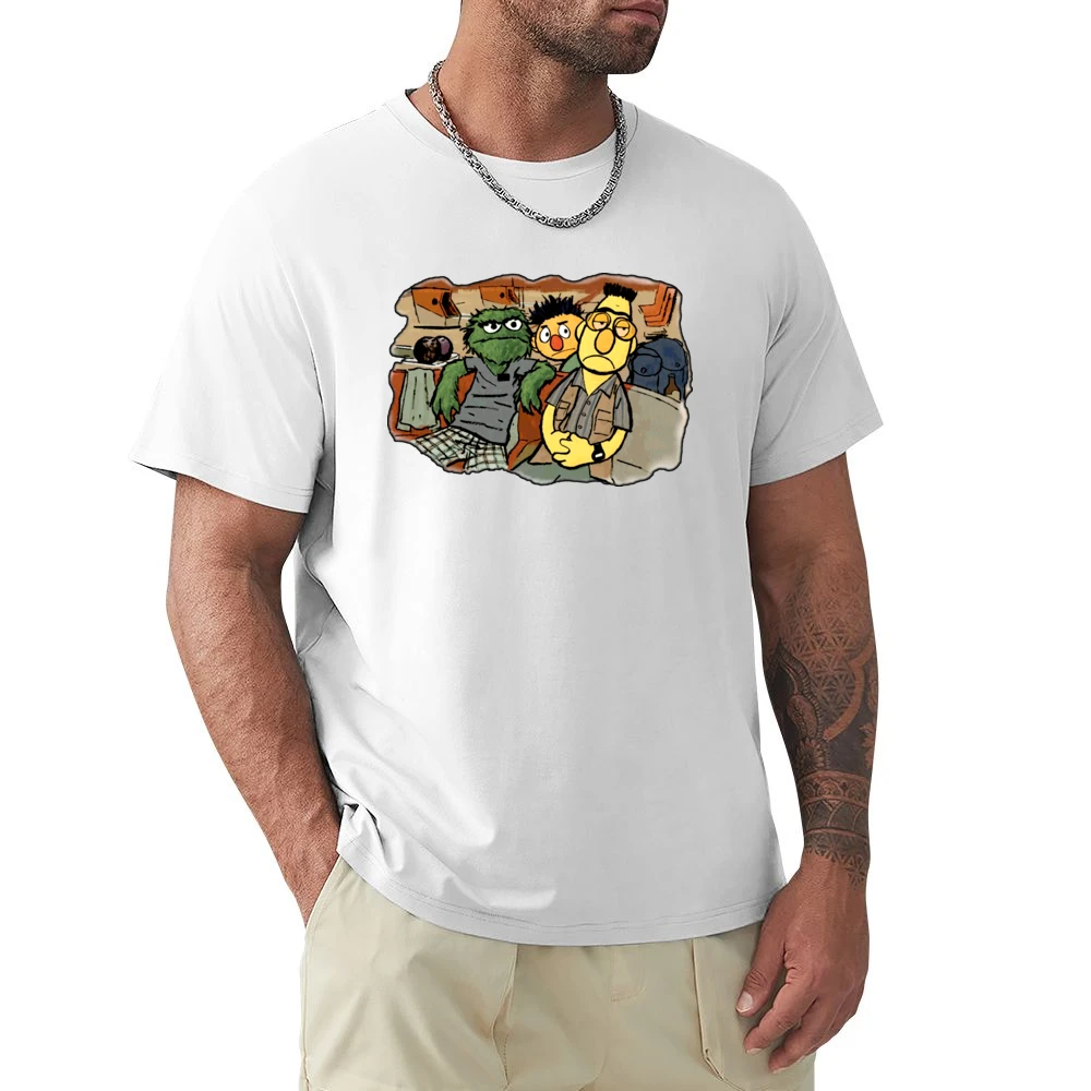 The Big Lebowski Movie Sesame Street Parody Premium Men T-shirt