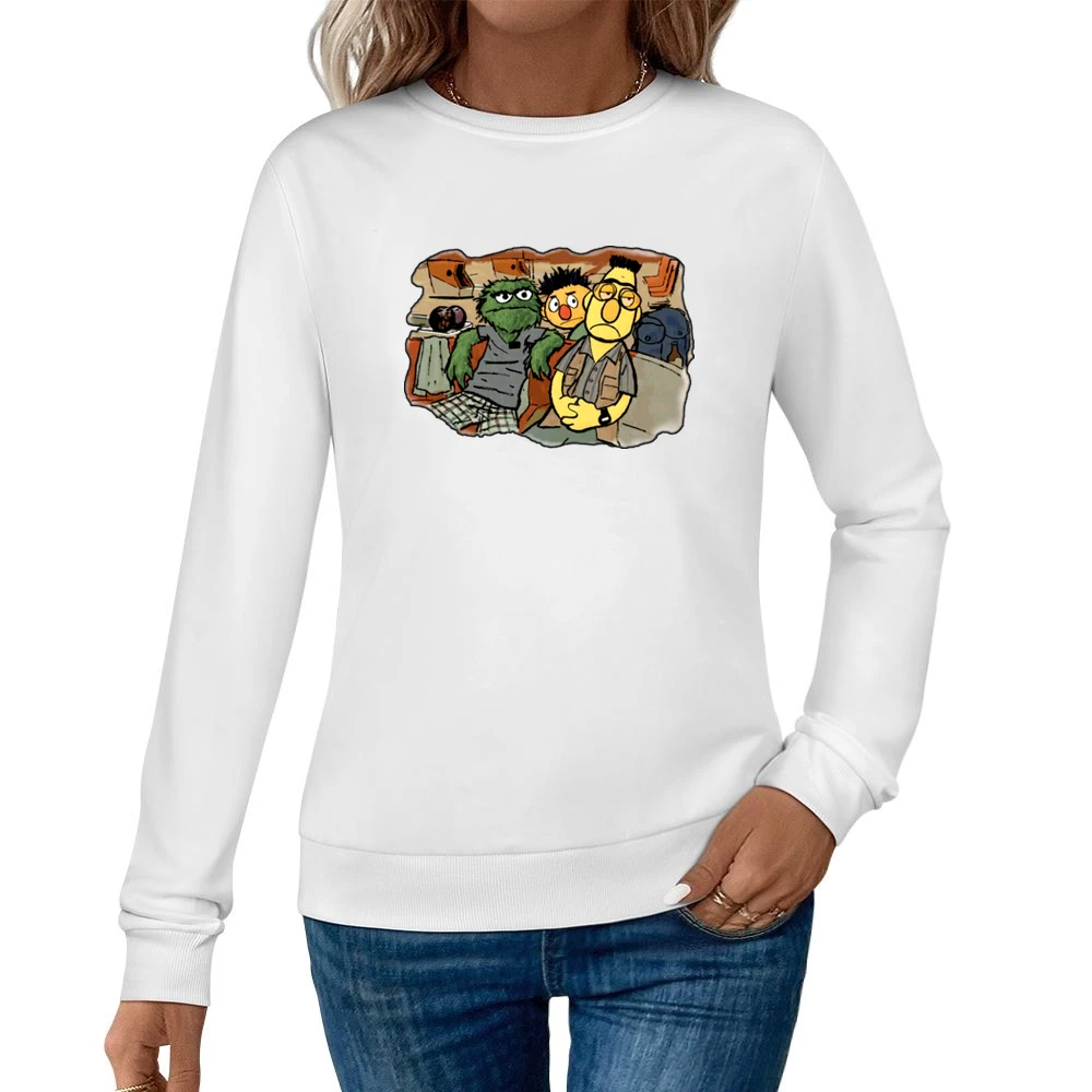The Big Lebowski Movie Sesame Street Parody Women Pullover Sweatshirt