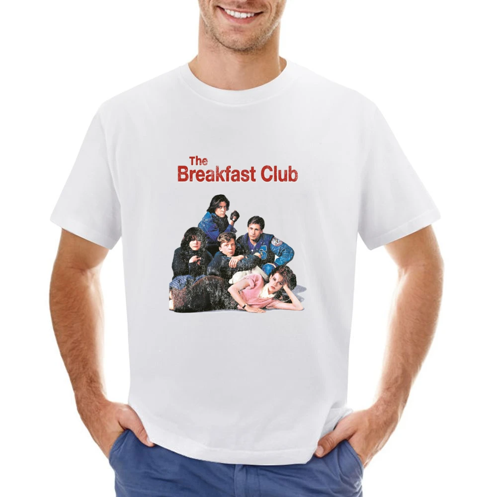 The Breakfast Club Cool Fun 80s Vintage Style Distressed Look Graphic Asian Size Men T-Shirt
