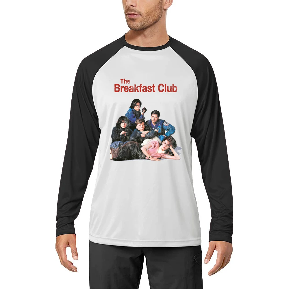 The Breakfast Club Cool Fun 80s Vintage Style Distressed Look Graphic Men Long Sleeve T-Shirt