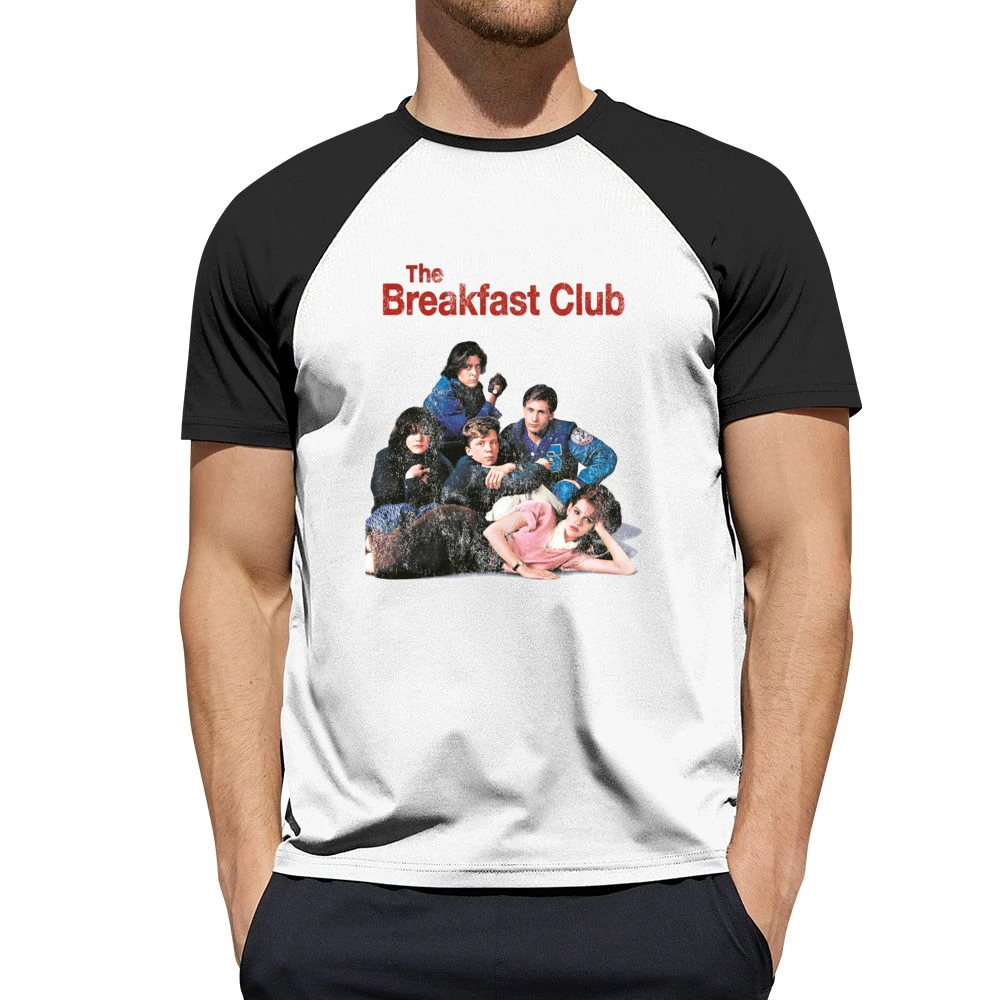 The Breakfast Club Cool Fun 80s Vintage Style Distressed Look Graphic Men Short Sleeve T-Shirt