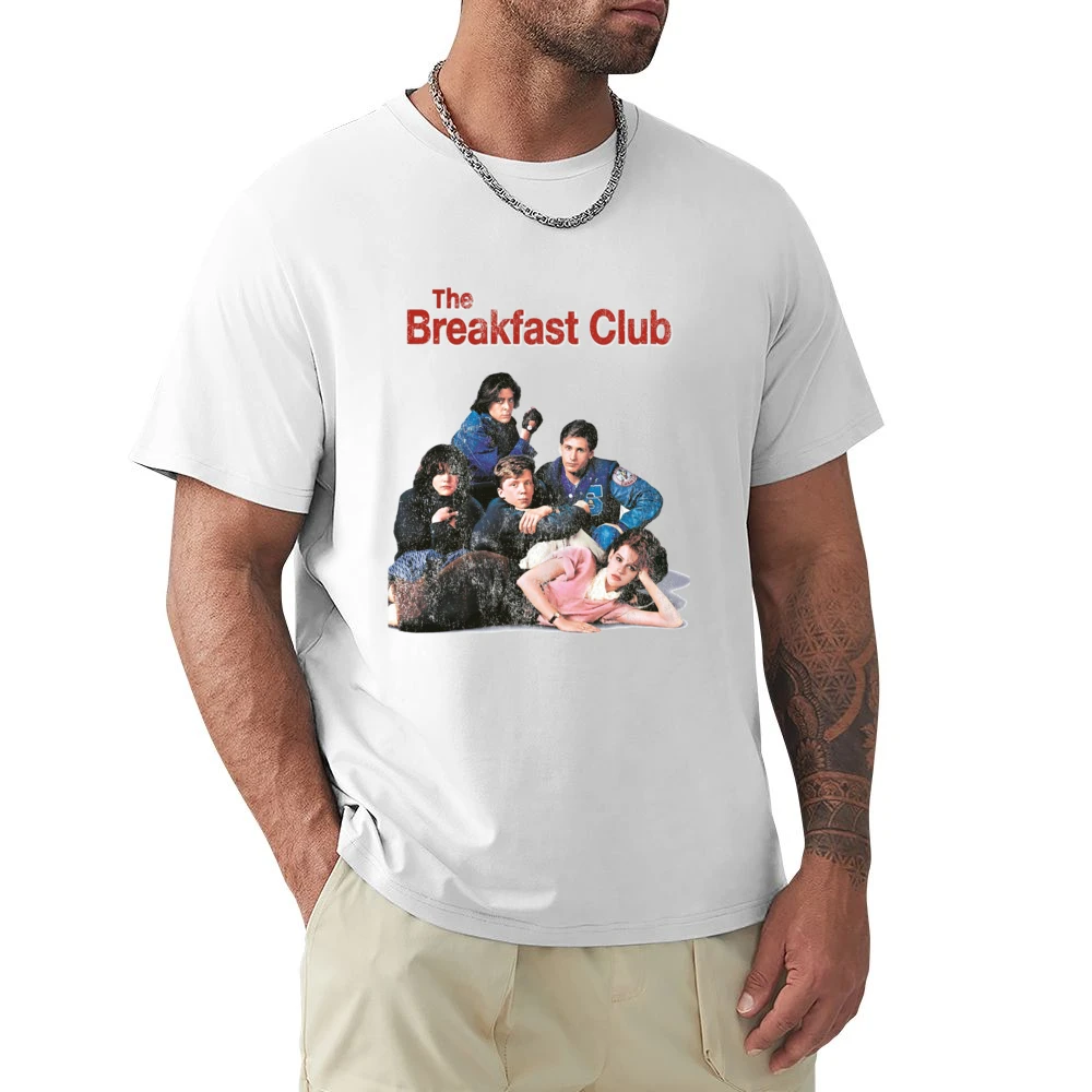 The Breakfast Club Cool Fun 80s Vintage Style Distressed Look Graphic Premium Men T-shirt