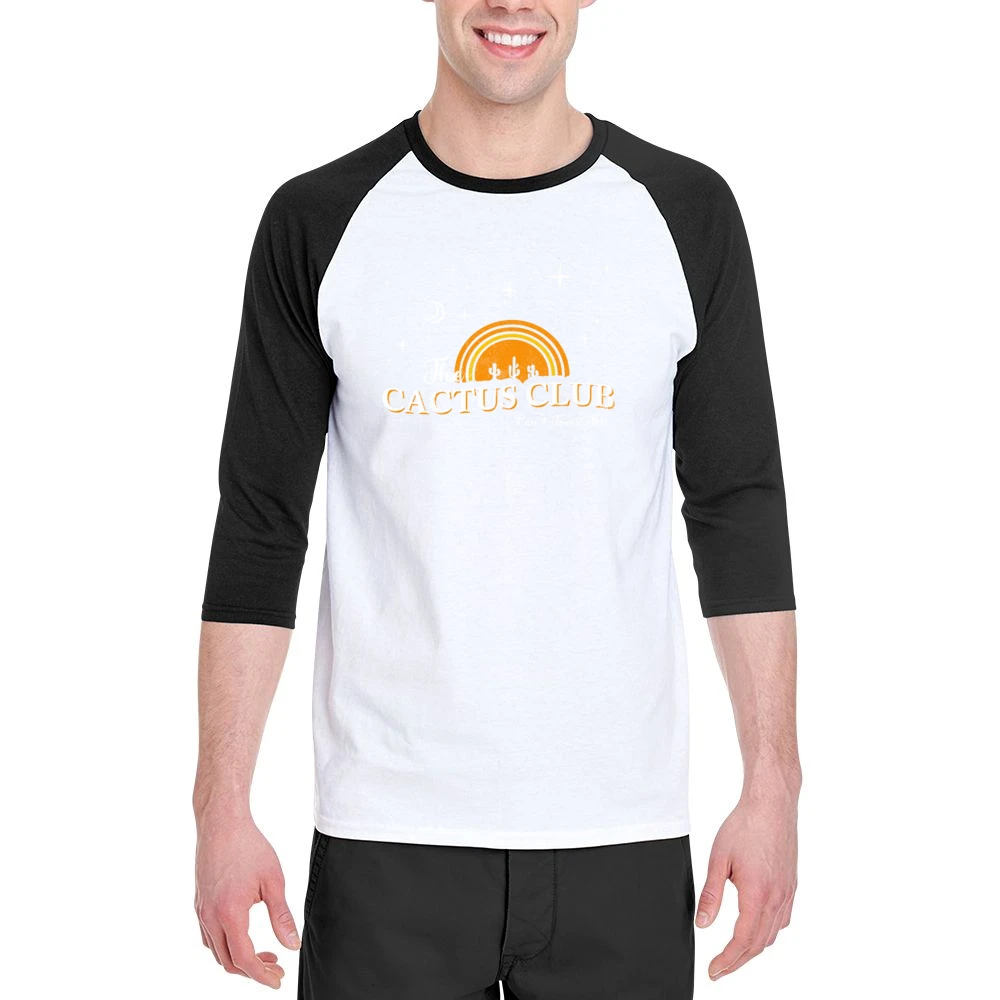The Cactus Club Cant Touch This Funny Vintage Style Graphic Men 3/4 Sleeve T-Shirt
