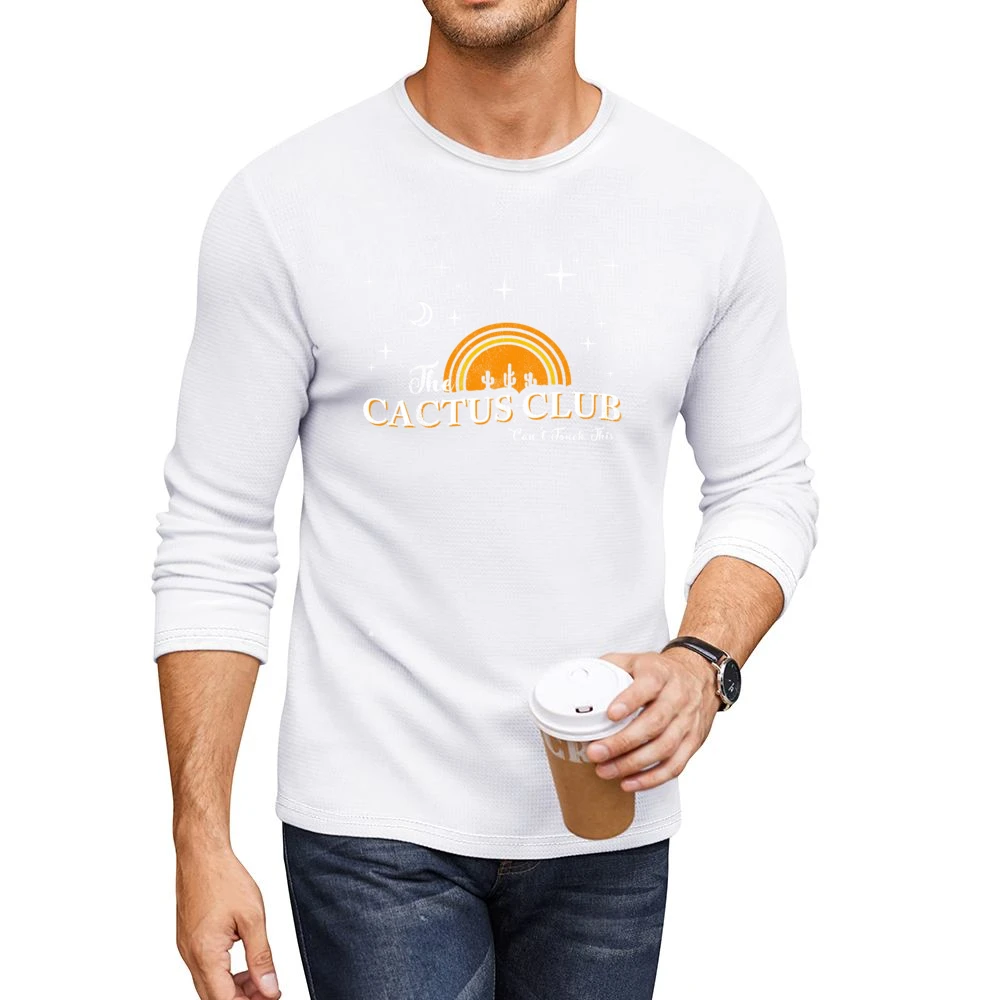 The Cactus Club Cant Touch This Funny Vintage Style Graphic Men CrewNeck Long Sleeve T-Shirt