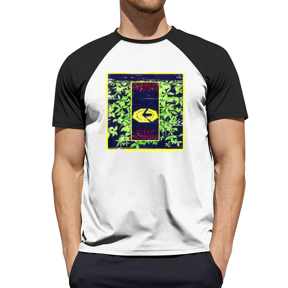 The Comsat Angels Sleep No More Album Cover Distressed Image Men Short Sleeve T-Shirt