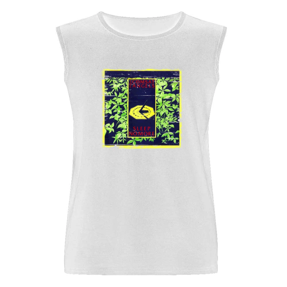 The Comsat Angels Sleep No More Album Cover Distressed Image Men Sleeveless T-Shirt