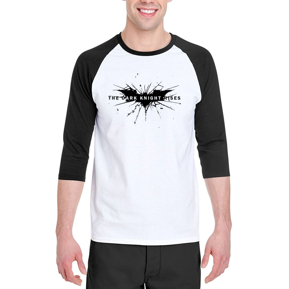 The Dark Night Rises - Batman Men 3/4 Sleeve T-Shirt