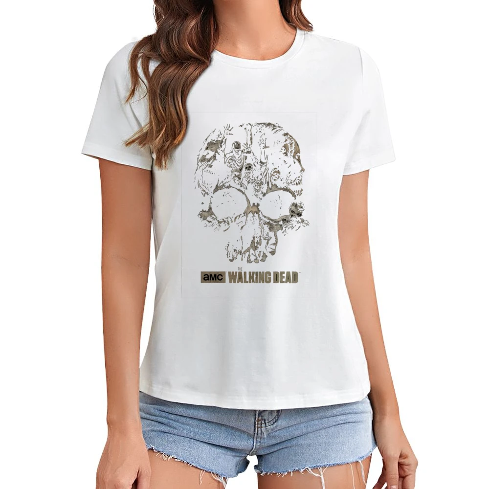 The Dead Skull Asian Size Women Ladies T-shirt