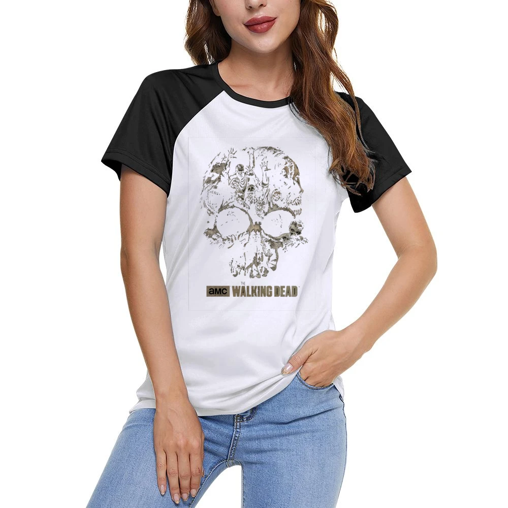 The Dead Skull Women Ladies Short Sleeve T-Shirt