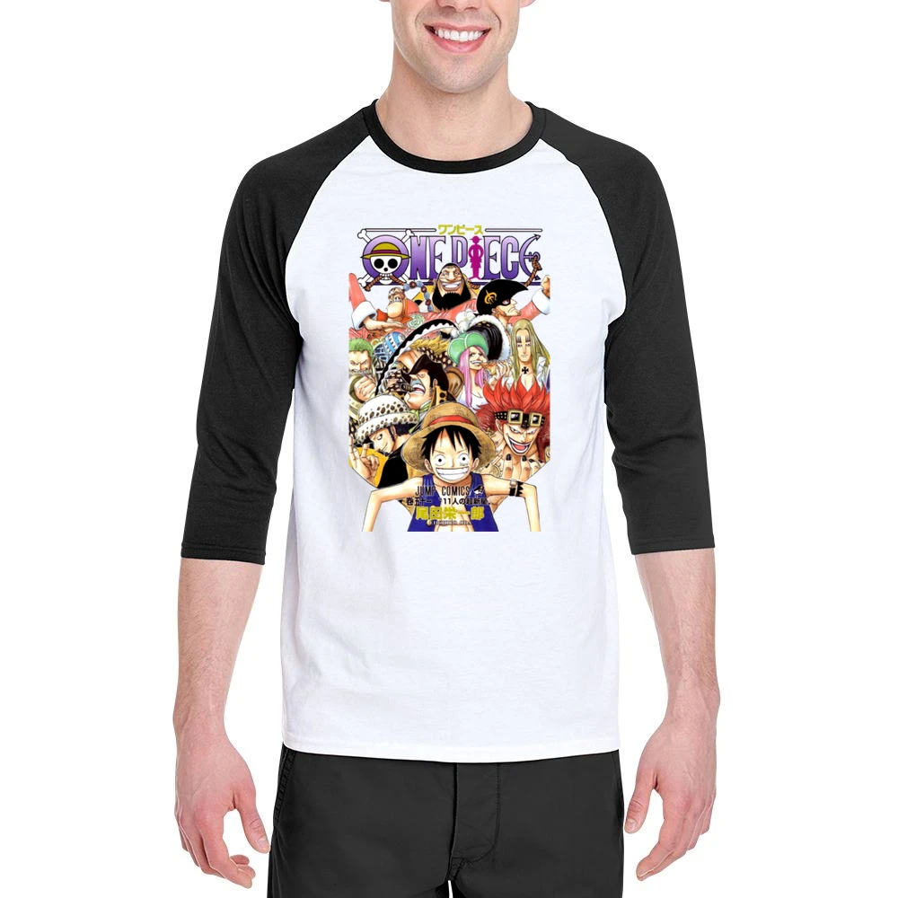 The Eleven Supernova The Worst Generation Super Rookie Pirates One Pie Men 3/4 Sleeve T-Shirt