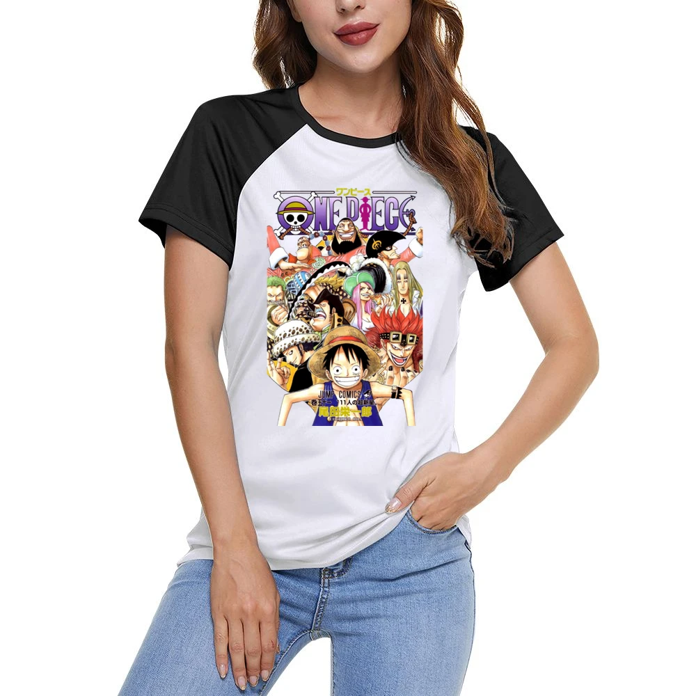 The Eleven Supernova The Worst Generation Super Rookie Pirates One Pie Women Ladies Short Sleeve T-Shirt