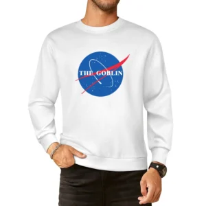 The Goblin New Planet Nasa Logo Parody Space Galaxy European Size Pullover Sweater