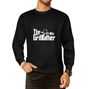 The Grill Father ( Can Add Name) Apron European Size Pullover Sweater
