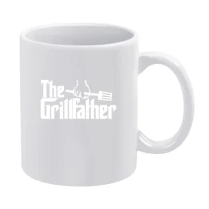 The Grillfather Funny White Mug