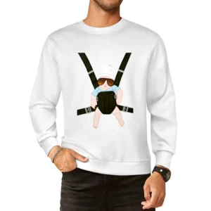 The Hangover Movie Baby Carrier Funny European Size Pullover Sweater