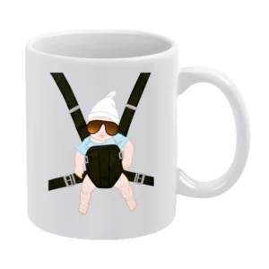 The Hangover Movie Baby Carrier Funny White Mug