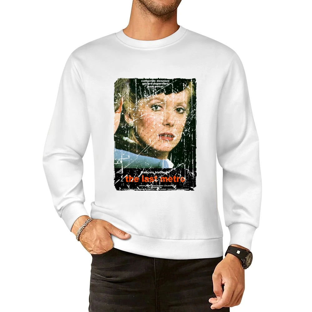 The Last Metro Movie Poster Retro Aged Look European Size Pullover Sweater
